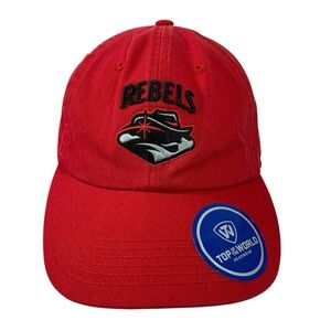 UNLV Rebels Baseball Cap Top of the World Las Vegas NWT Cotton Adjustable